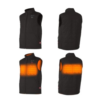 Thermal Vest Black Size XLM12 HPVBL2-0 (Batteries Excl.) Miscellaneous Workshop Items MILWAUKEE